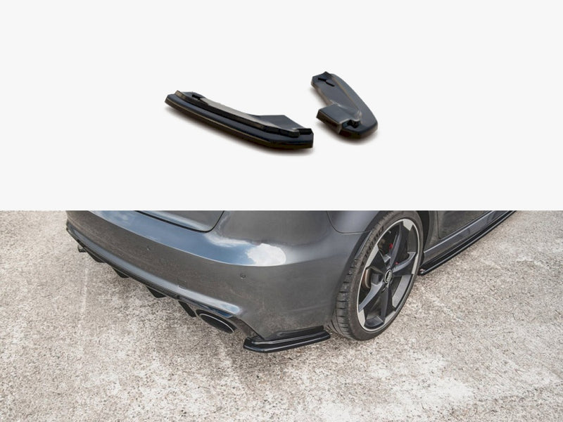 Maxton Design Rear Side Diffusers V1 Audi RS3 8V Sportback (2015-2016) - Carbon Look