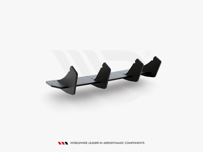 Maxton Design Street PRO Rear Diffuser V.2 Audi RS3 8V Sportback - Red