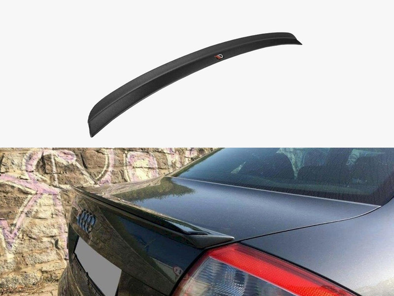 Maxton Design Spoiler CAP Audi A4 S-Line B6 Sedan - Carbon Look