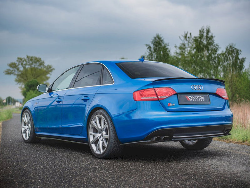 Maxton Design Rear Side Splitters Audi S4 / A4 S-Line B8 Sedan