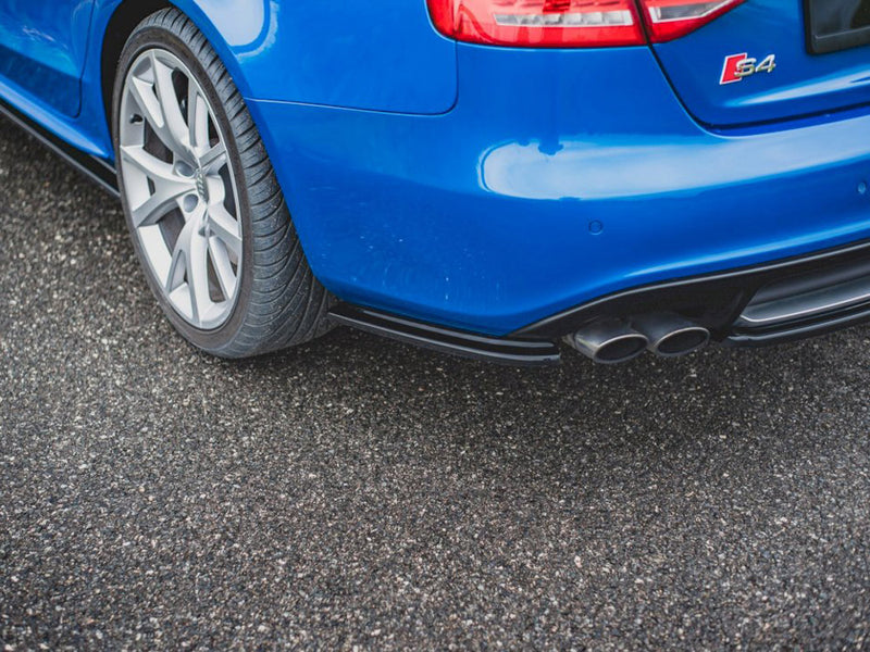 Maxton Design Rear Side Splitters Audi S4 / A4 S-Line B8 Sedan