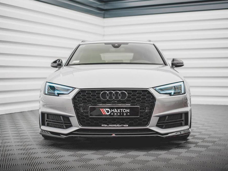Maxton Design Front Splitter V.4 Audi S4 / A4 S-line B9