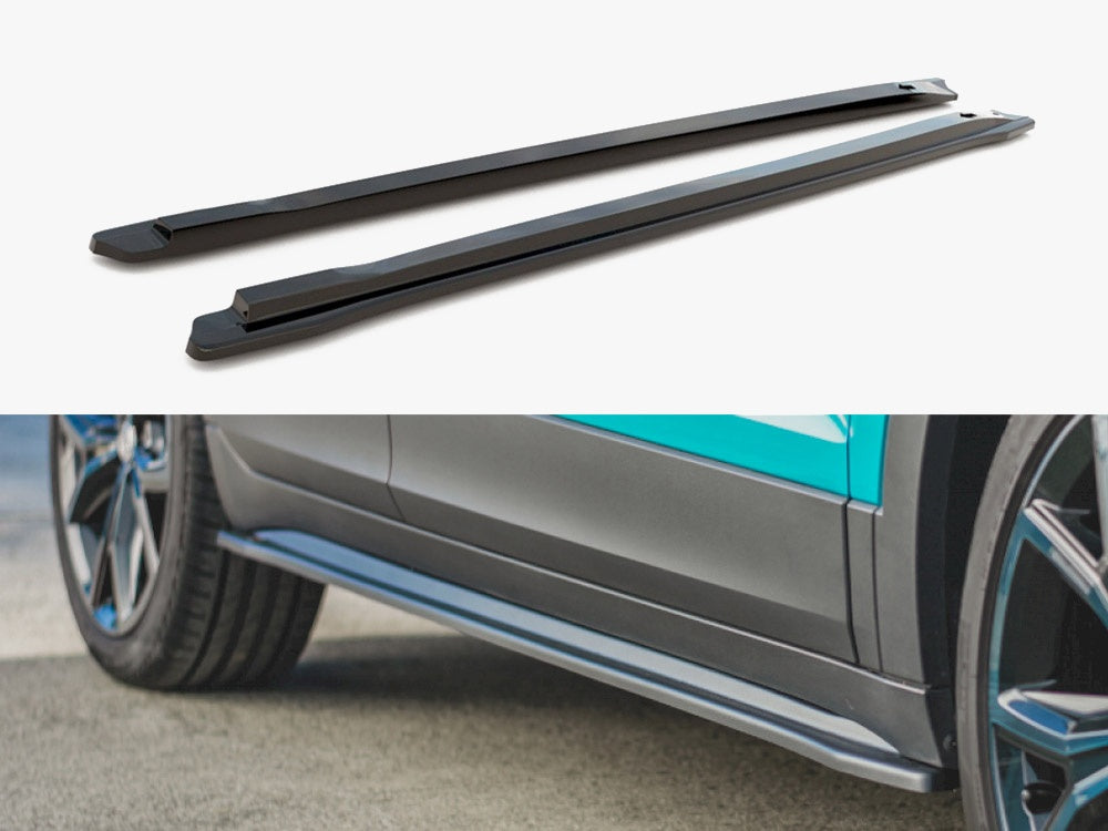 Maxton Design Side Skirts Diffusers VW T Cross (2018-) - Textured