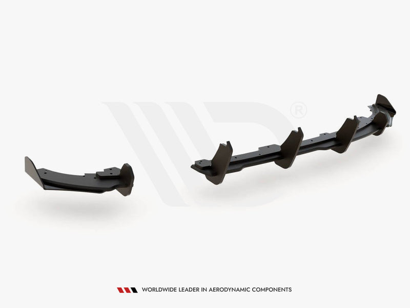 Maxton Design Street PRO Rear Valance + Flaps VW Polo GTI Mk6