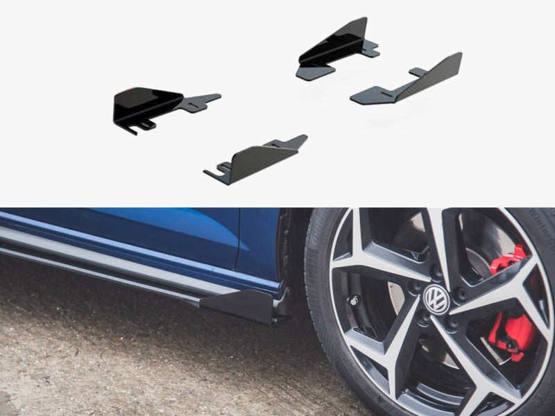 Maxton Design Side Flaps VW Polo GTI Mk6