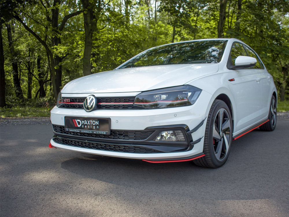 Maxton Design Front Splitter V.5 VW Polo Mk6 GTI