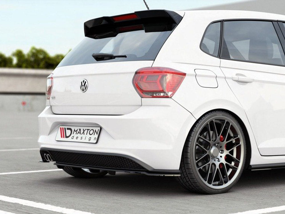 Maxton Design Rear Splitter (Vertical Bars) Volkswagen Polo GTI / R-Line Mk6