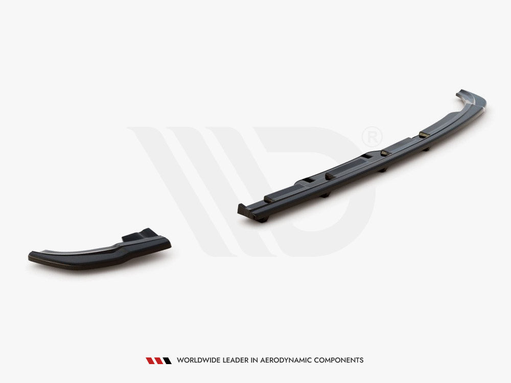 Maxton Design Rear Splitter (Vertical Bars) Volkswagen Polo GTI / R-Line Mk6