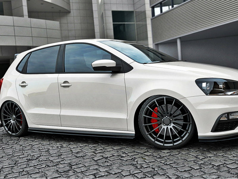 Maxton Design Side Skirts Diffusers VW Polo GTI Mk5 Facelift