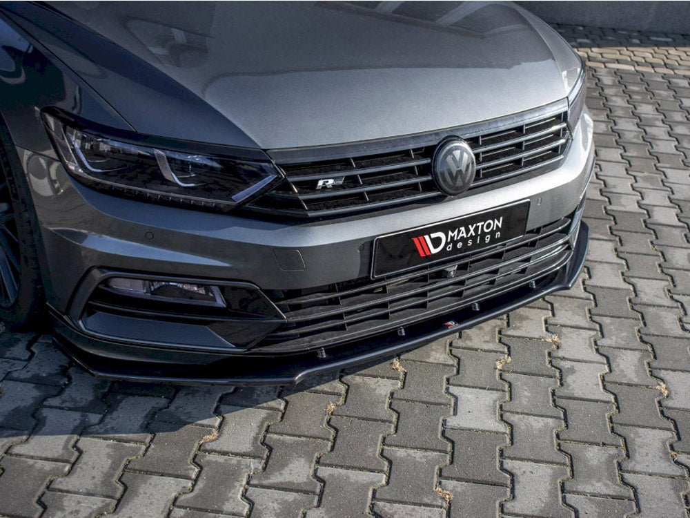 Maxton Design Front Splitter V.1 Volkswagen Passat R-Line B8