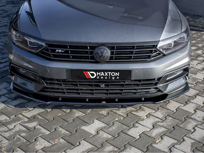 Maxton Design Front Splitter V.1 Volkswagen Passat R-Line B8
