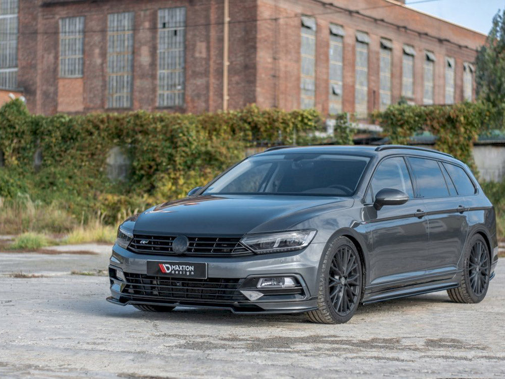 Maxton Design Front Splitter V.2 Volkswagen Passat R-Line B8