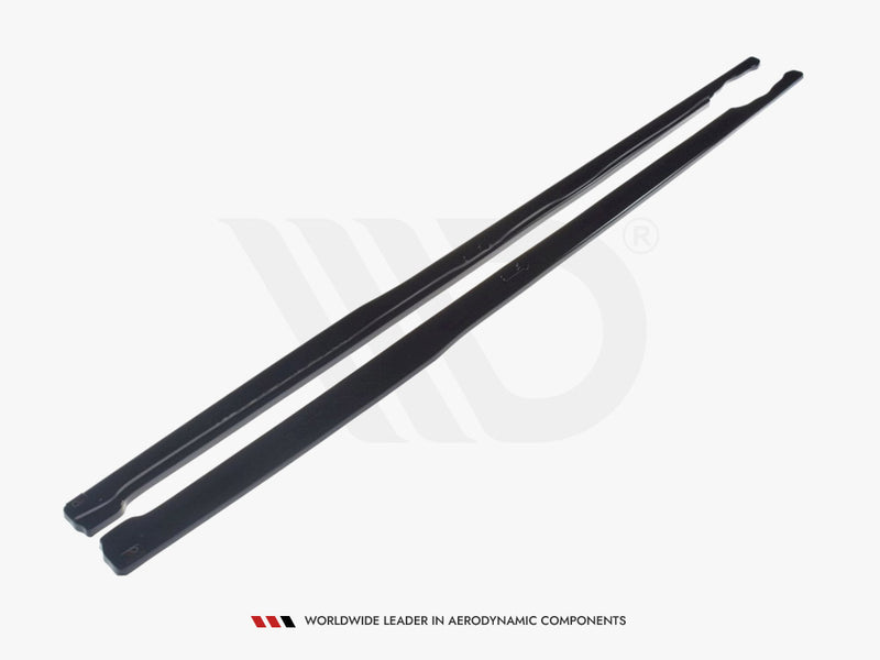 Maxton Design Side Skirts Diffusers Volkswagen Passat R-line B8 (2015-2019) - Carbon Look