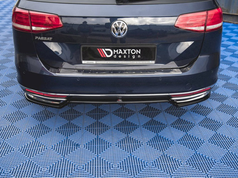 Maxton Design Central Rear Splitter VW Passat B8