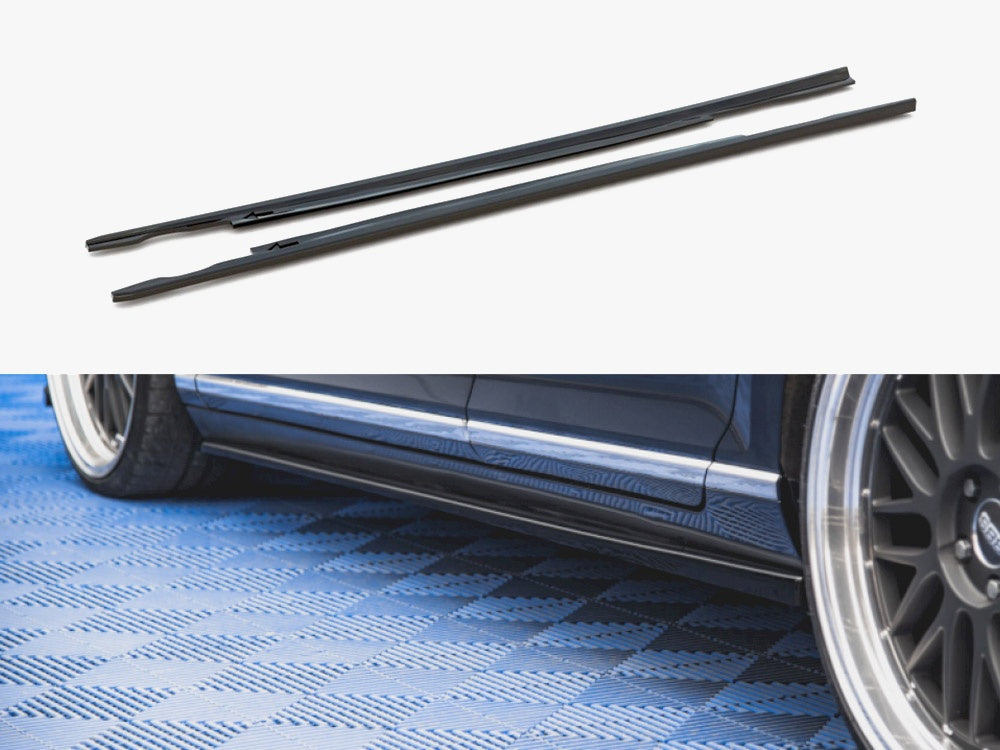Maxton Design Side Skirts Diffusers VW Passat B8 (2014-2019) - Carbon Look