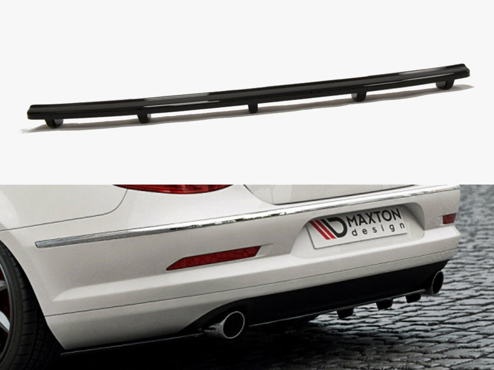 Maxton Design Rear Splitter (Vertical Bars) VW Passat CC R36 Rline (Preface) - Textured