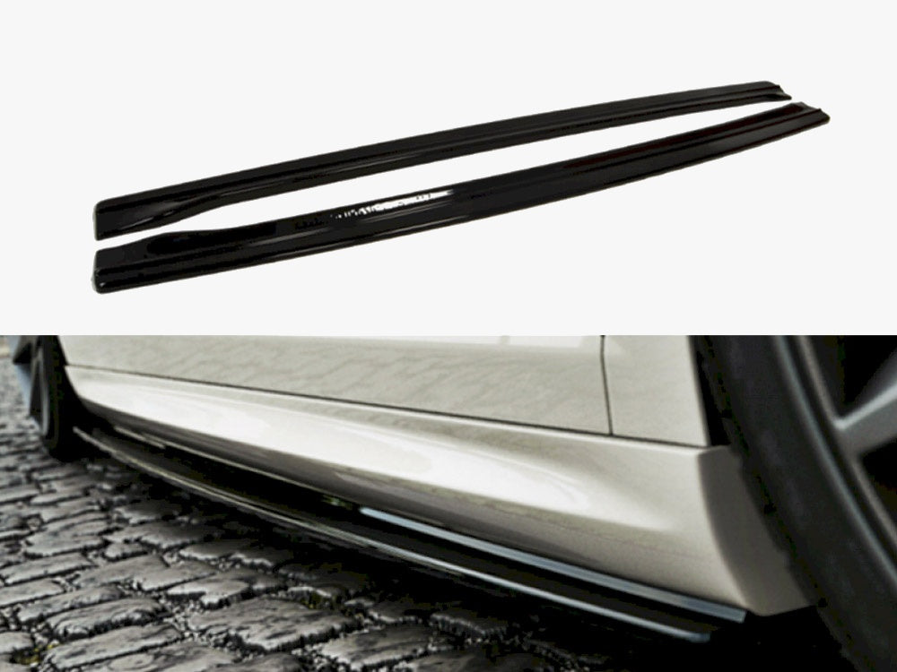 Maxton Design Side Skirts Diffusers VW Passat CC R36 Rline (Preface)