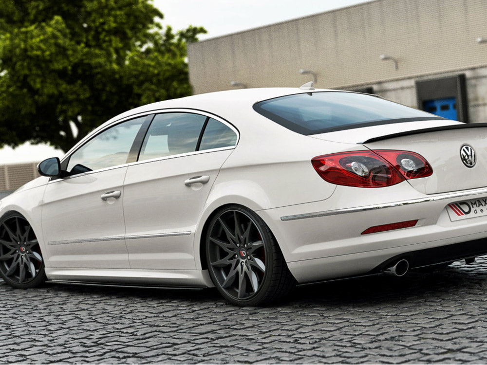 Maxton Design Side Skirts Diffusers VW Passat CC R36 Rline (Preface)