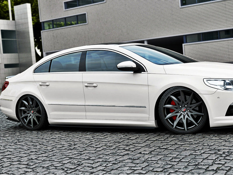 Maxton Design Side Skirts Diffusers VW Passat CC R36 Rline (Preface)