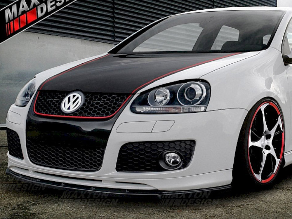 Maxton Design Front Splitter VW Golf V GTI Votex - Carbon Look