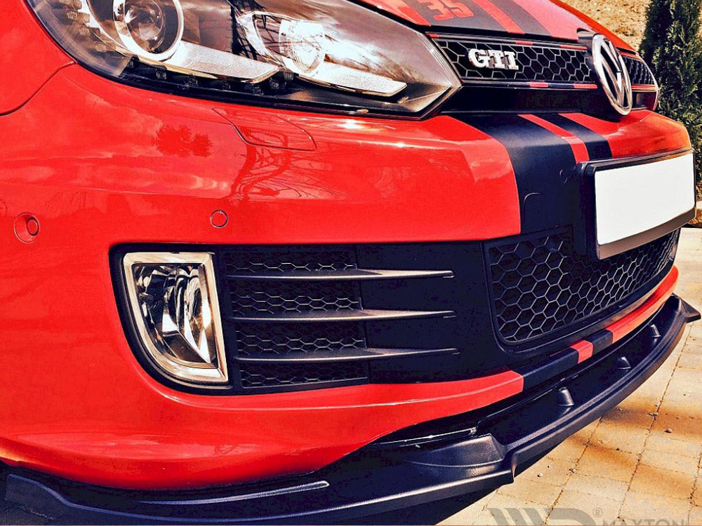 Maxton Design Front Splitter VW Golf VI GTI 35TH