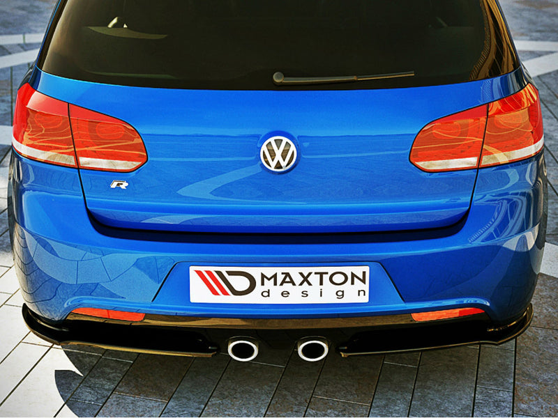 Maxton Design Rear Side Splitters VW Golf VI R