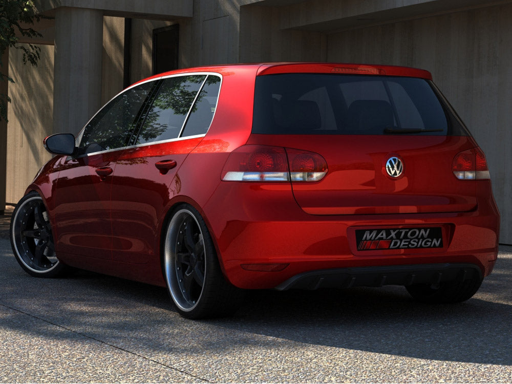 Maxton Design Rear Valance VW Golf Mk6 NO Exhaust CUT OUT (2008-2012)
