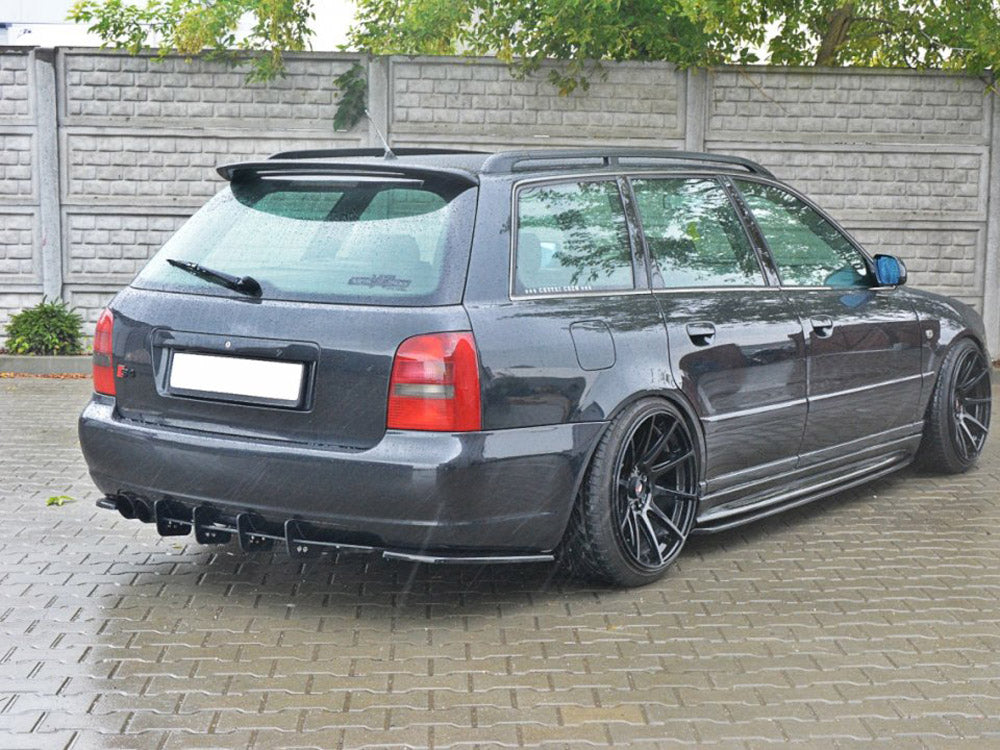 Maxton Design Rear Side Splitters Audi S4 B5 Avant - Textured