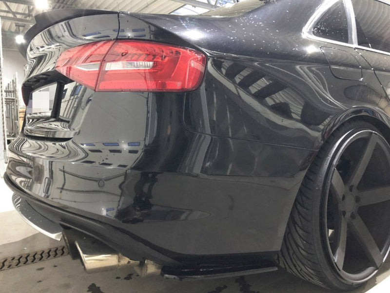 Maxton Design Rear Side Splitters Audi S4 B8 Facelift (2012-UP) - Textured