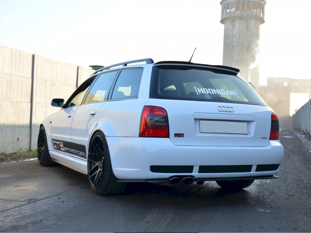 Maxton Design Rear Splitter (Vertical Bar) Audi RS4 B5 - Textured
