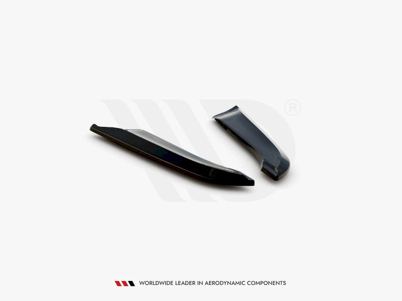 Maxton Design Rear Side Splitters V.1 Audi RS4 Sedan B7 - Textured