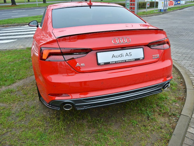 Maxton Design Central Rear Splitter Audi A5 S-Line F5 Coupe / Sportback