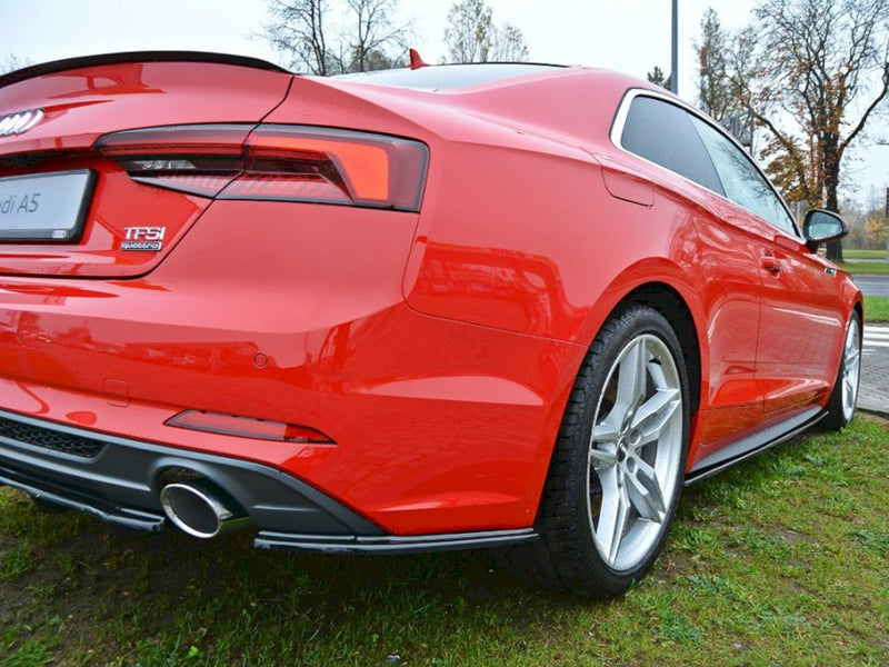 Maxton Design Rear Side Splitters Audi A5 F5 S-Line Coupe (2016-)