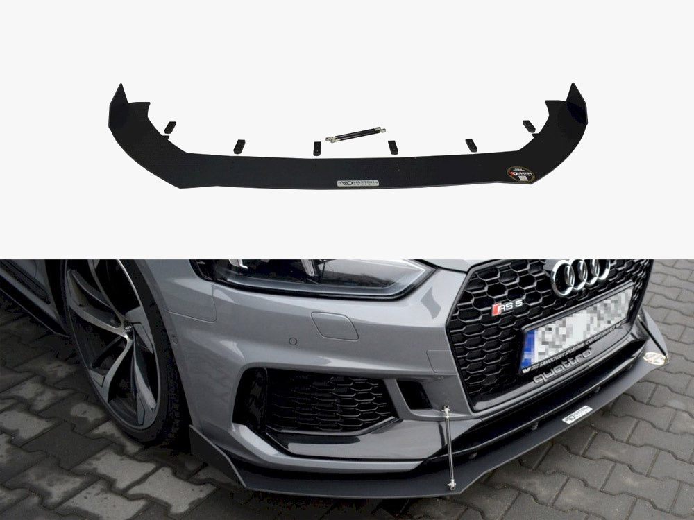 Maxton Design Racing Front Splitter V.2 Audi RS5 Coupe / Sportback F5