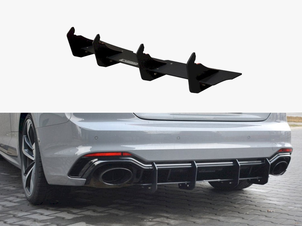 Maxton Design Rear Diffuser V.2 Audi RS5 Coupe / Sportback F5
