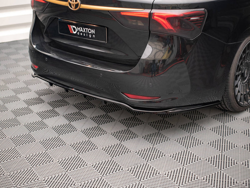 Maxton Design Rear Splitter (Vertical Bars) Toyota Avensis Wagon Mk3 Facelift
