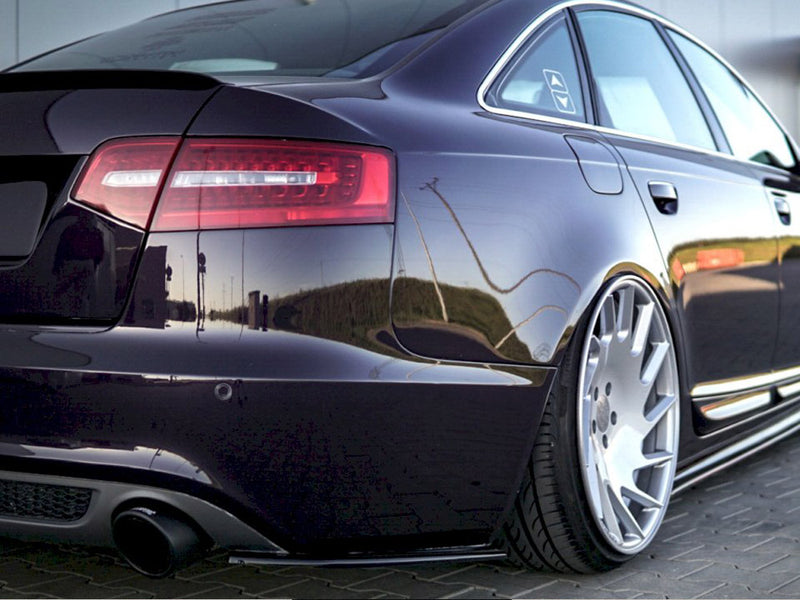 Maxton Design Rear Side Splitters Audi A6 C6 S-line Facelift Sedan (2008-2011)
