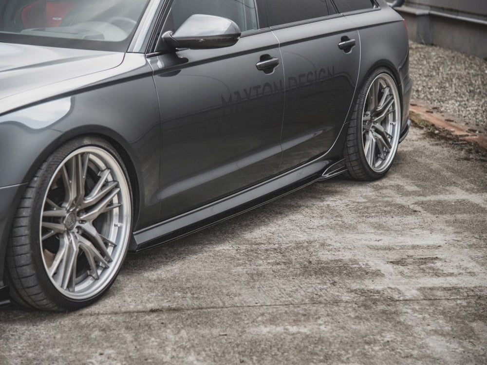 Maxton Design Side Skirts Diffusers Audi A6 / A6 C7 S-Line / S6 C7 FL