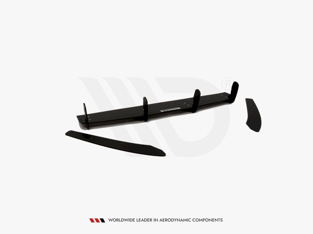 Maxton Design Rear Diffuser & Rear Side Splitters Audi A6 S-Line C7