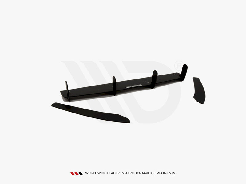 Maxton Design Rear Diffuser & Rear Side Splitters Audi A6 S-Line C7