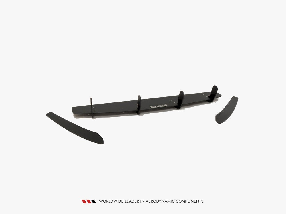 Maxton Design Rear Diffuser & Rear Side Splitters Audi A6 S-Line C7 (exhaust 2x1)
