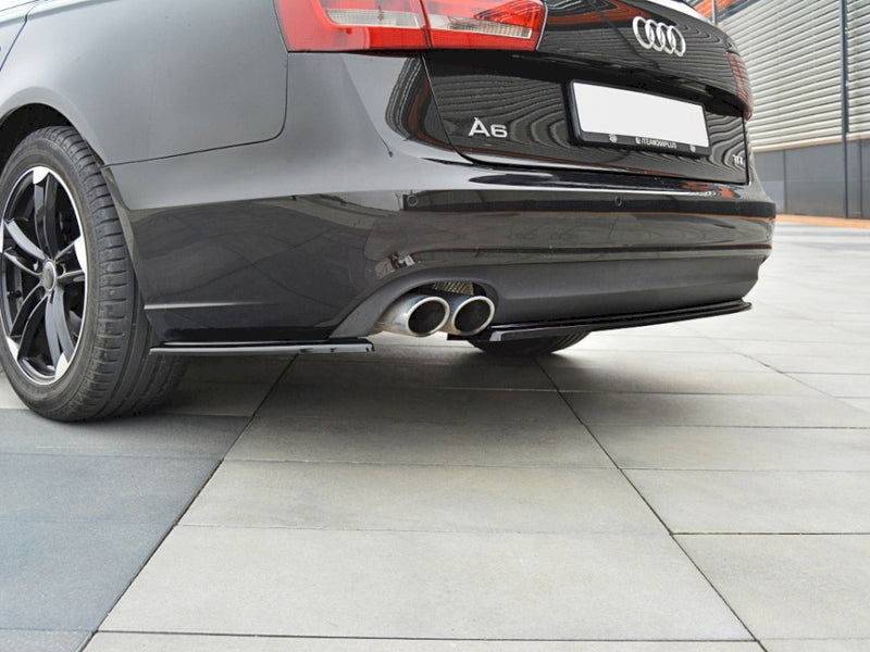 Maxton Design Rear Side Splitters Audi A6 C7