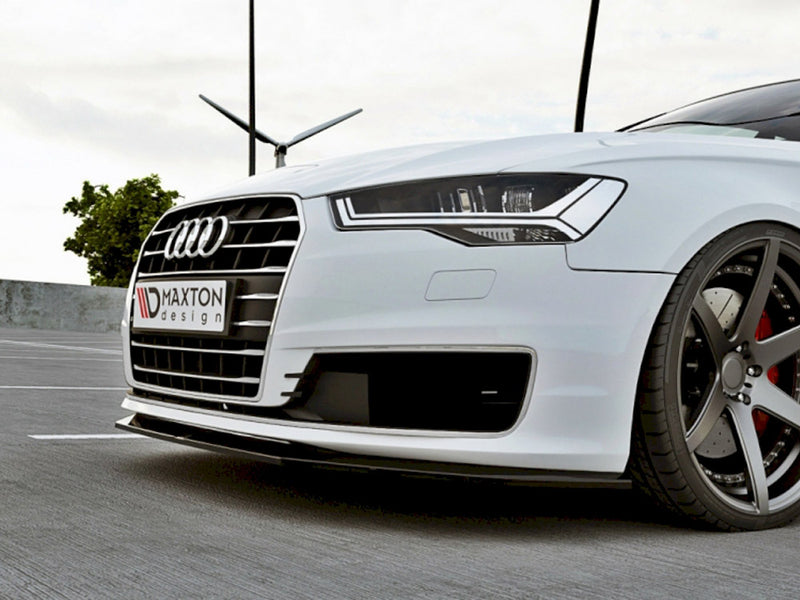 Maxton Design Front Splitter Audi A6 C7 Ultra (Facelift) (2014-2017) - Carbon Look