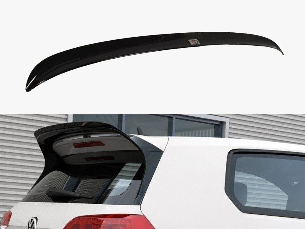 Maxton Design Spoiler CAP VW Golf MK7 GTI Clubsport (2012 - 2017) - Carbon Look