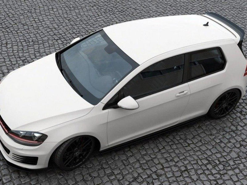 Maxton Design Spoiler CAP VW Golf MK7 GTI Clubsport (2012 - 2017) - Carbon Look