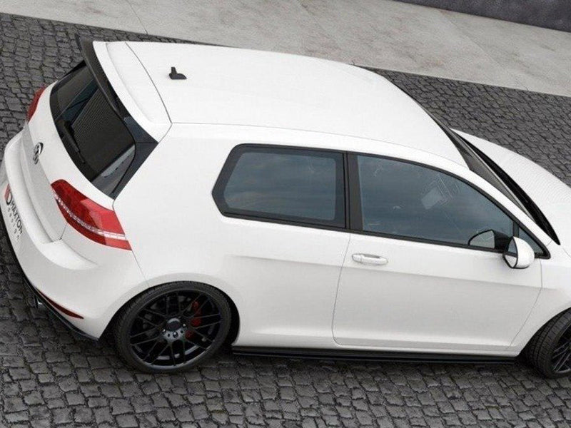 Maxton Design Spoiler CAP VW Golf MK7 GTI Clubsport (2012 - 2017) - Carbon Look