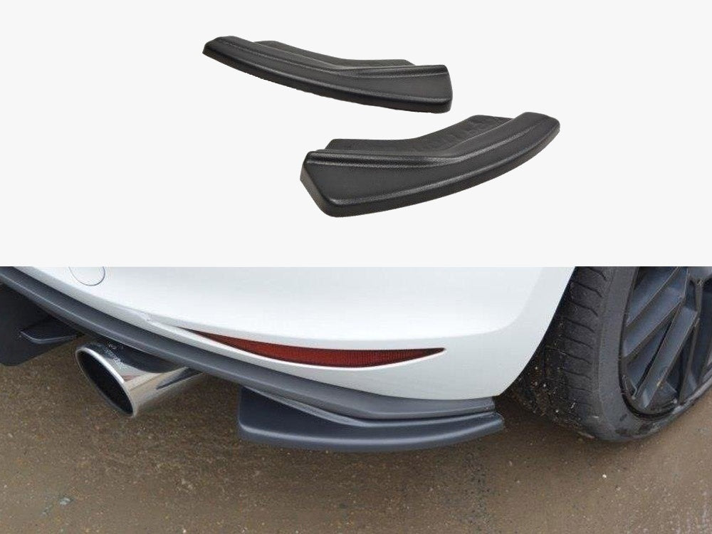 Maxton Design Rear Side Splitters VW Golf 7 GTI (2013-2016)  - Textured