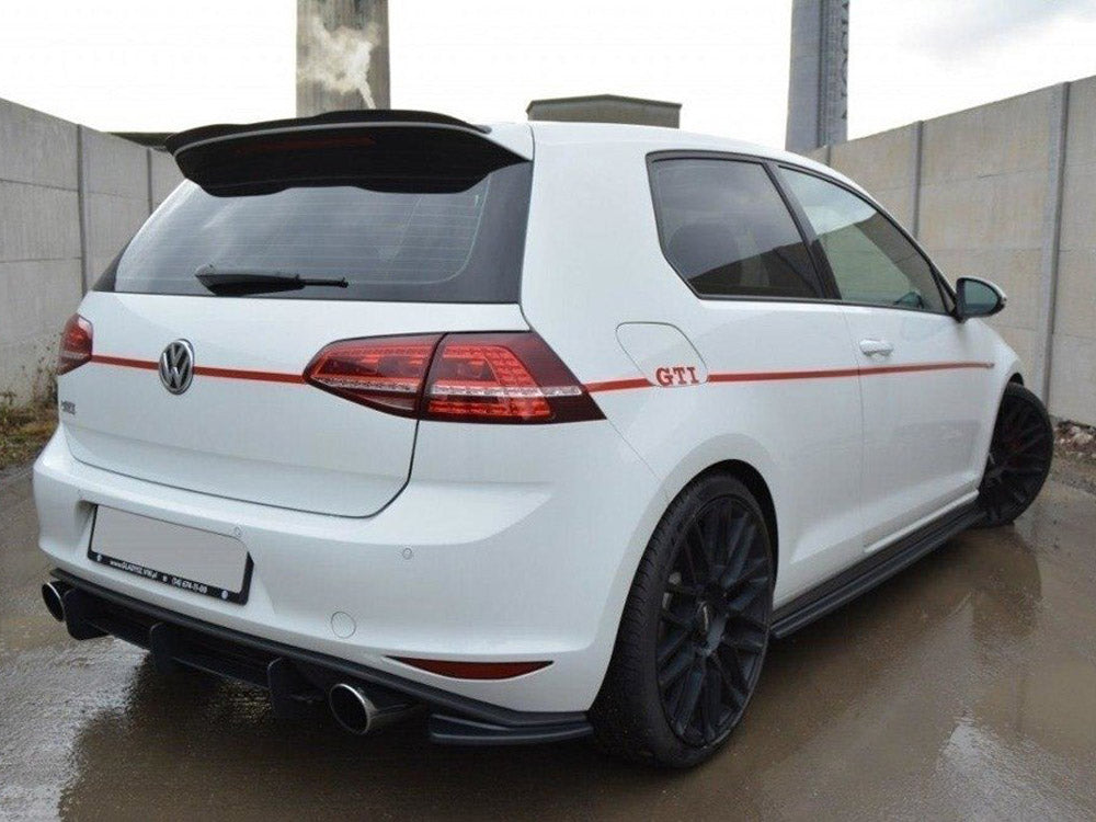 Maxton Design Rear Side Splitters VW Golf 7 GTI (2013-2016)  - Textured