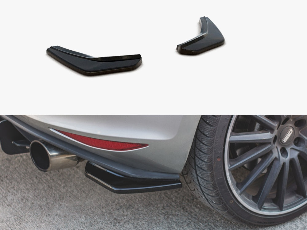 Maxton Design Rear Side Splitters V2 VW Golf 7 GTI (2013-2016) CARBON LOOK