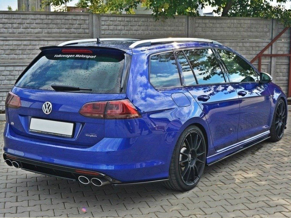 Maxton Design Central Rear Splitter VW Golf R Mk7 Estate